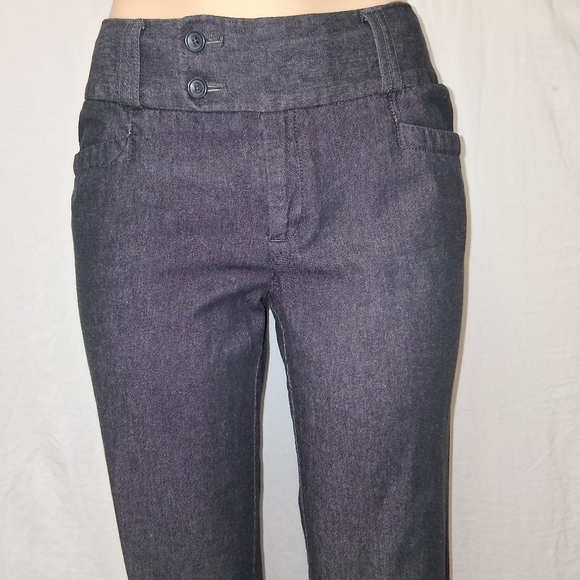 Banana Republic Charcoal Gray Trousers dress Pants Casual Size 10L - Picture 14 of 16